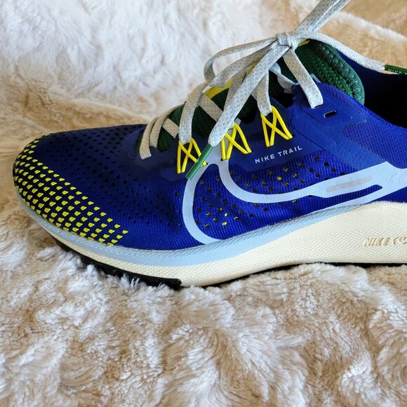 Size 7 - Mens Nike React Pegasus Trail 4 Blue - Only Worn Once! - Picture 5 of 8